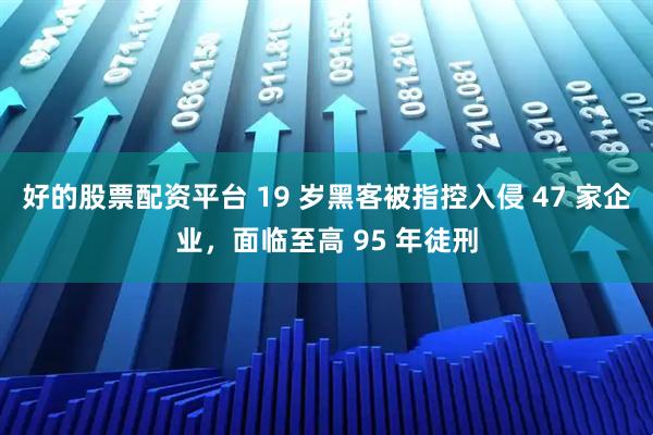 好的股票配资平台 19 岁黑客被指控入侵 47 家企业，面临至高 95 年徒刑